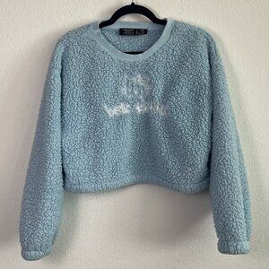 Hello Kitty Sherpa Cropped Sweater